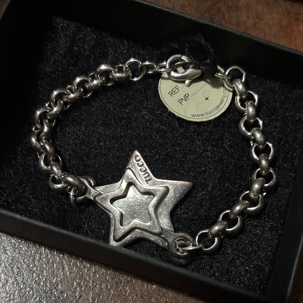 Silver Star Chain Bracelet